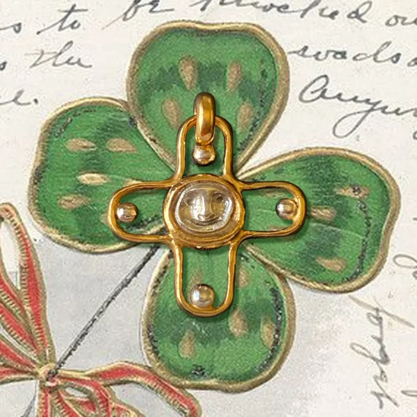 Zawieszka koniczyna | Srebrna zawieszka Manu CLOVER