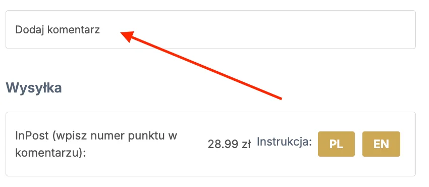 Wysyłka biżuterii Caméa Concept za granicę | Instrukcja