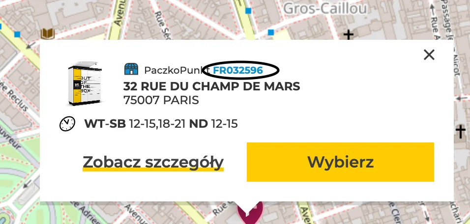 Wysyłka biżuterii Caméa Concept za granicę | Instrukcja